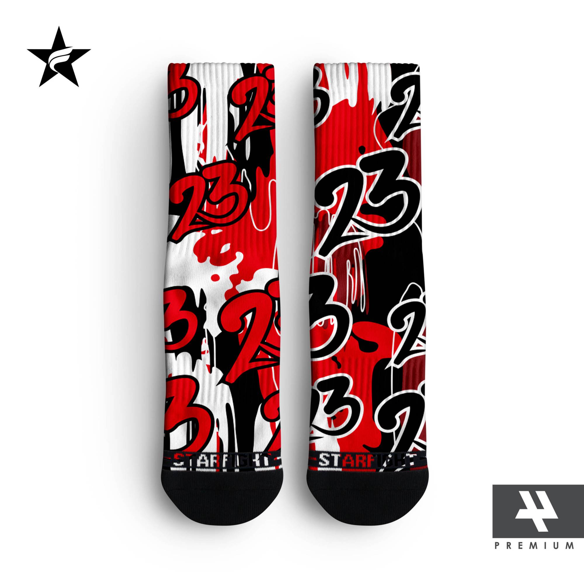 Michael Jordan - Premium Socks Starfight - Gambar 2