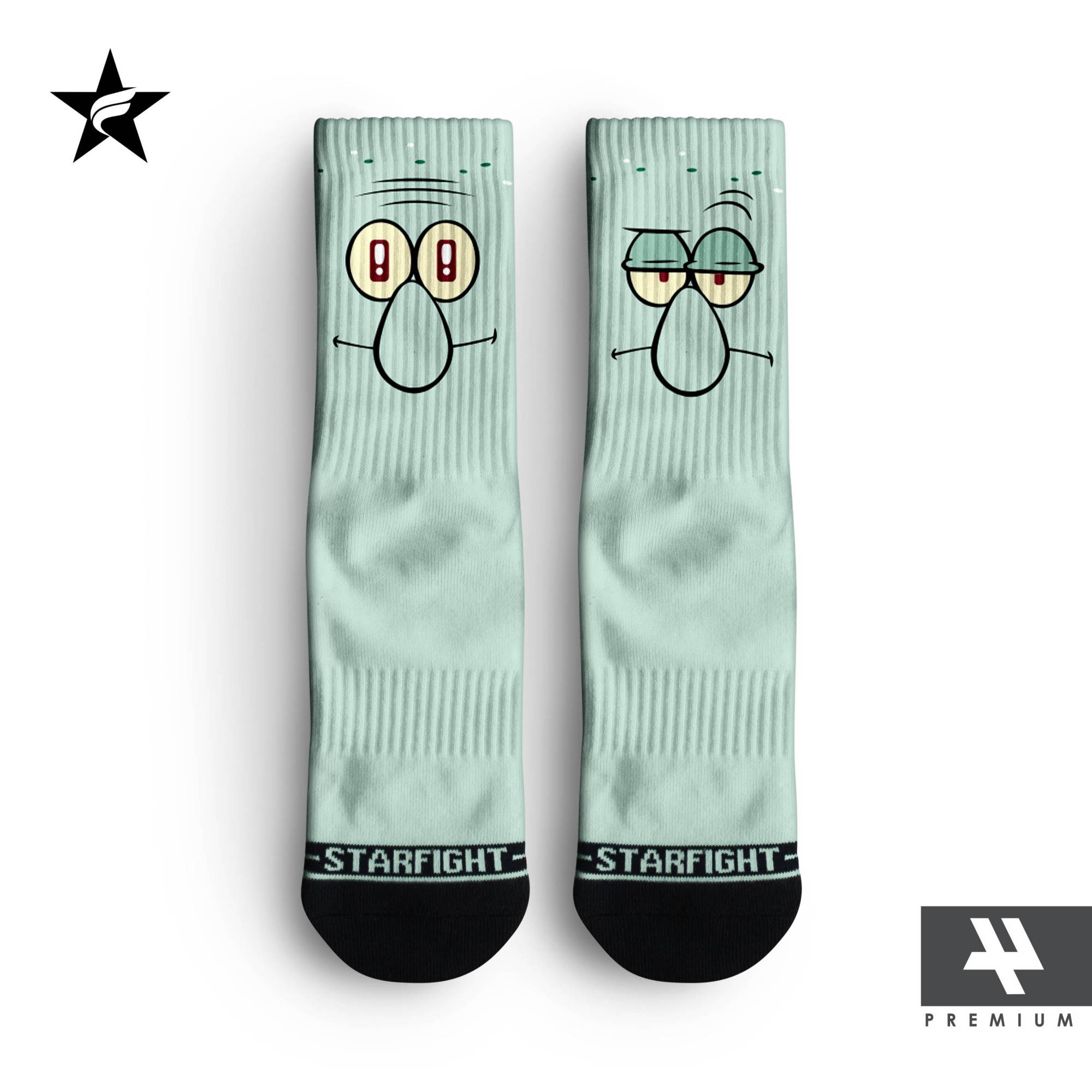 Squidward Tentacles - Premium Socks Starfight - Gambar 2