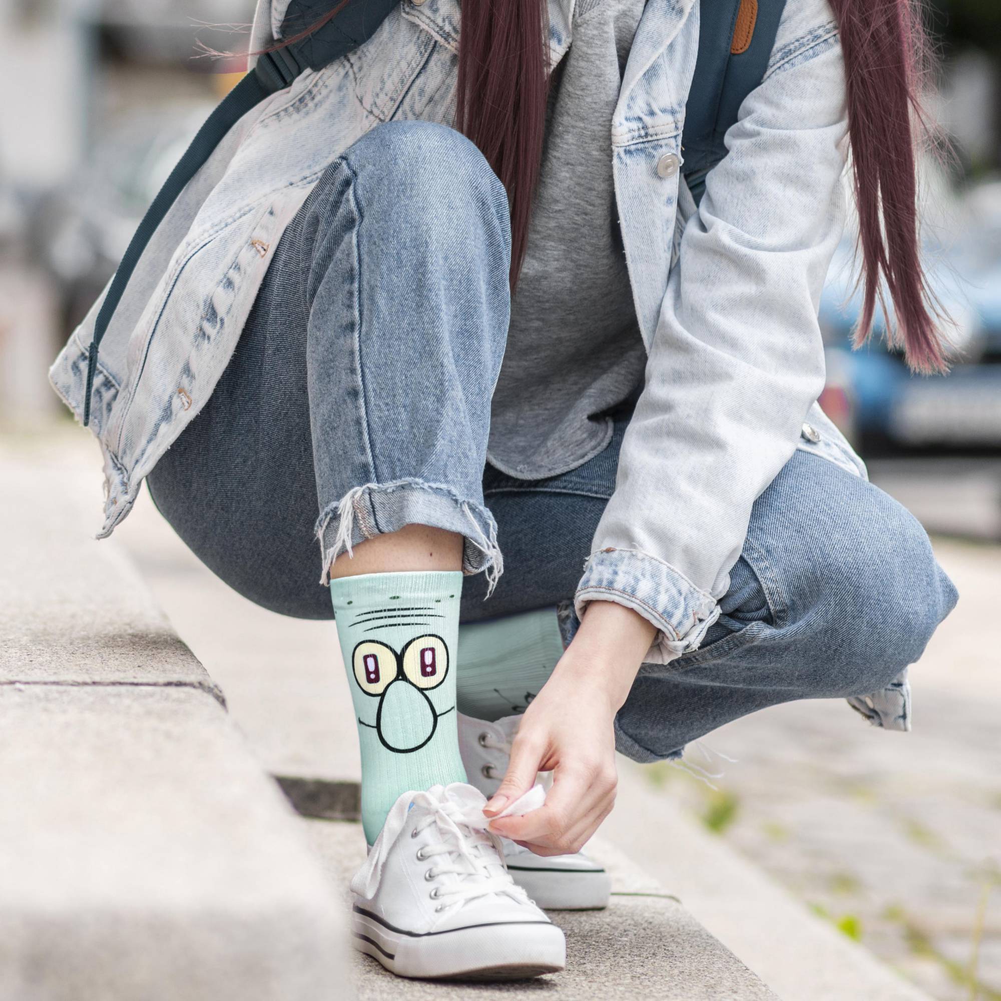 Squidward Tentacles - Premium Socks Starfight - Gambar 3