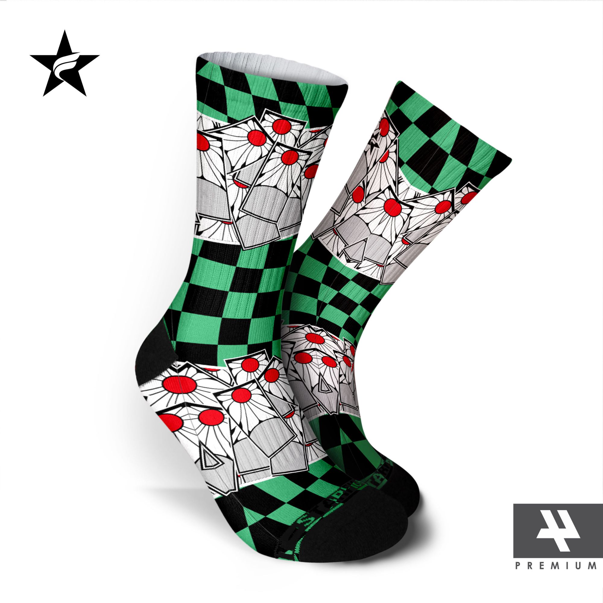 Tanjiro Kamado - Premium Socks Starfight - Kimetsu no Yaiba