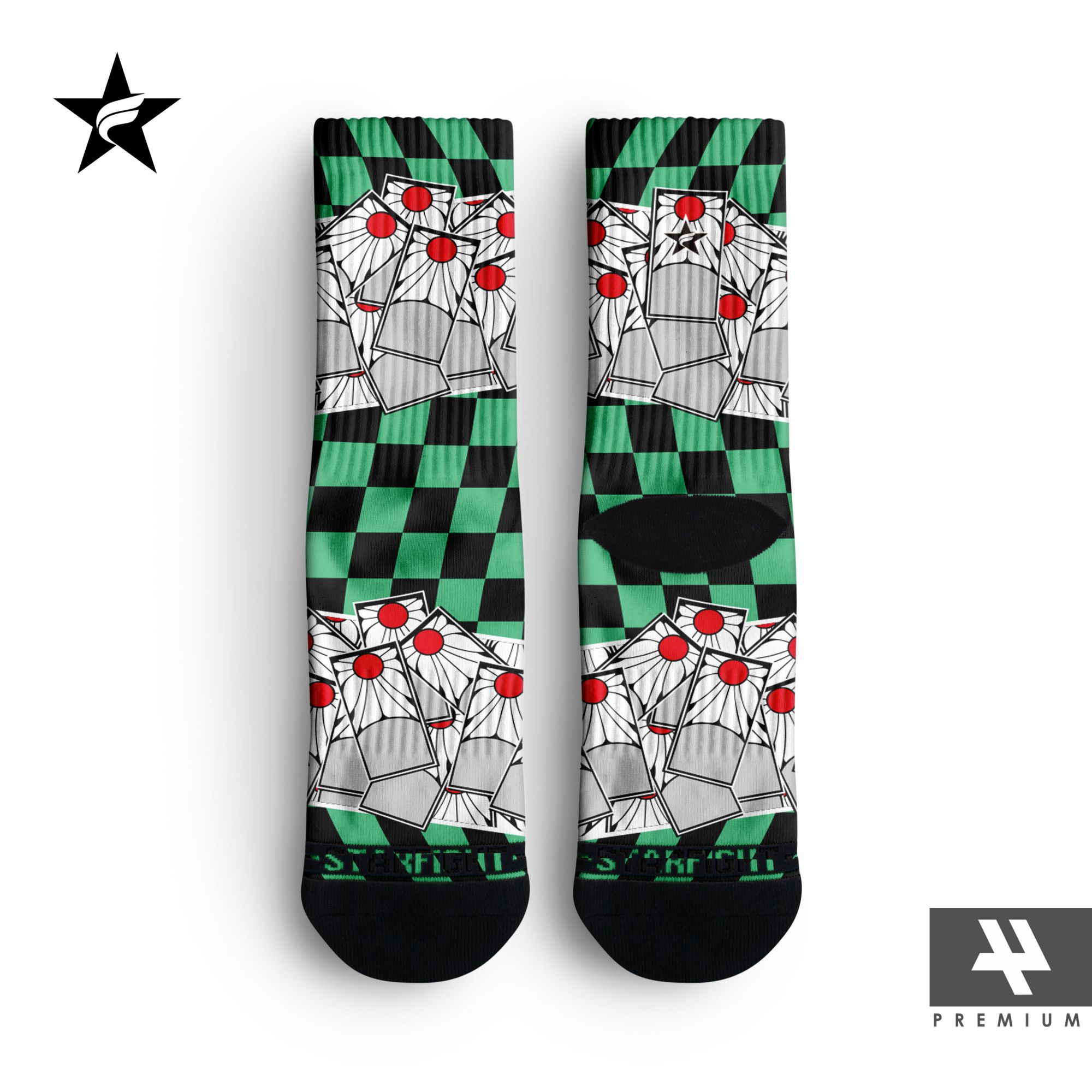 Tanjiro Kamado - Premium Socks Starfight - Kimetsu no Yaiba - Gambar 2