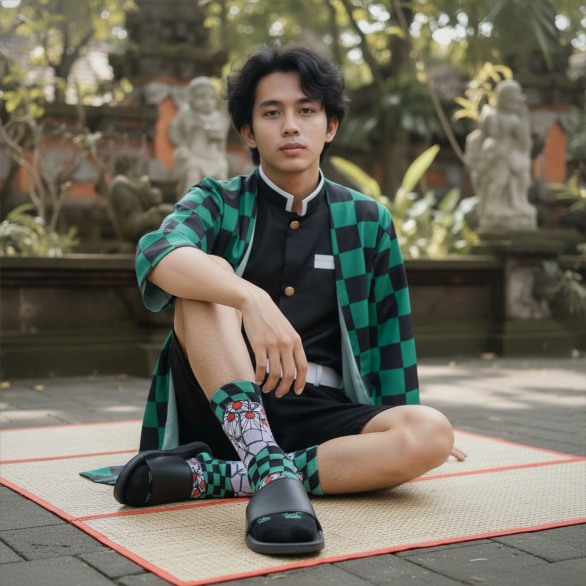 Tanjiro Kamado - Premium Socks Starfight - Kimetsu no Yaiba - Gambar 5
