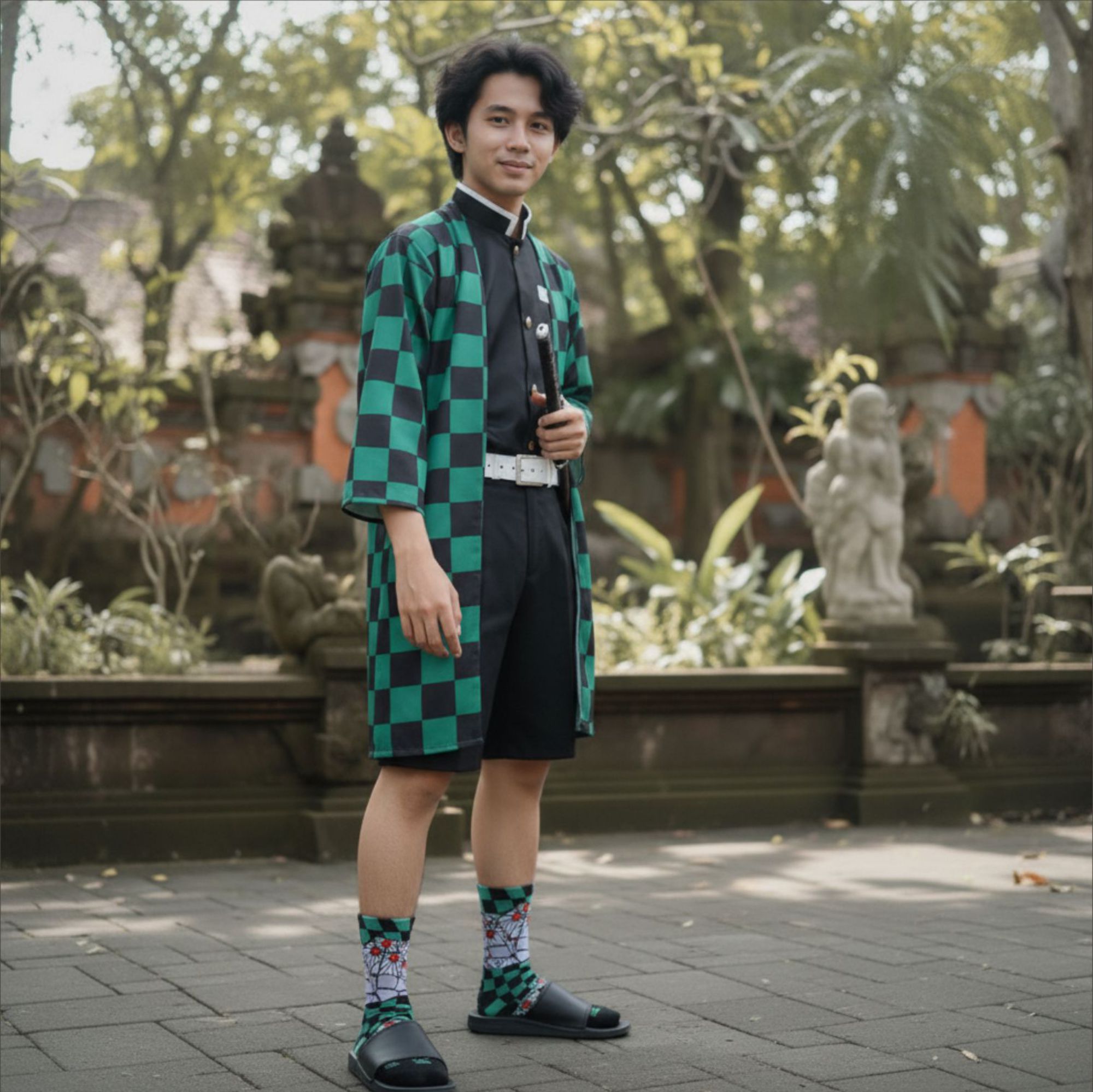 Tanjiro Kamado - Premium Socks Starfight - Kimetsu no Yaiba - Gambar 3