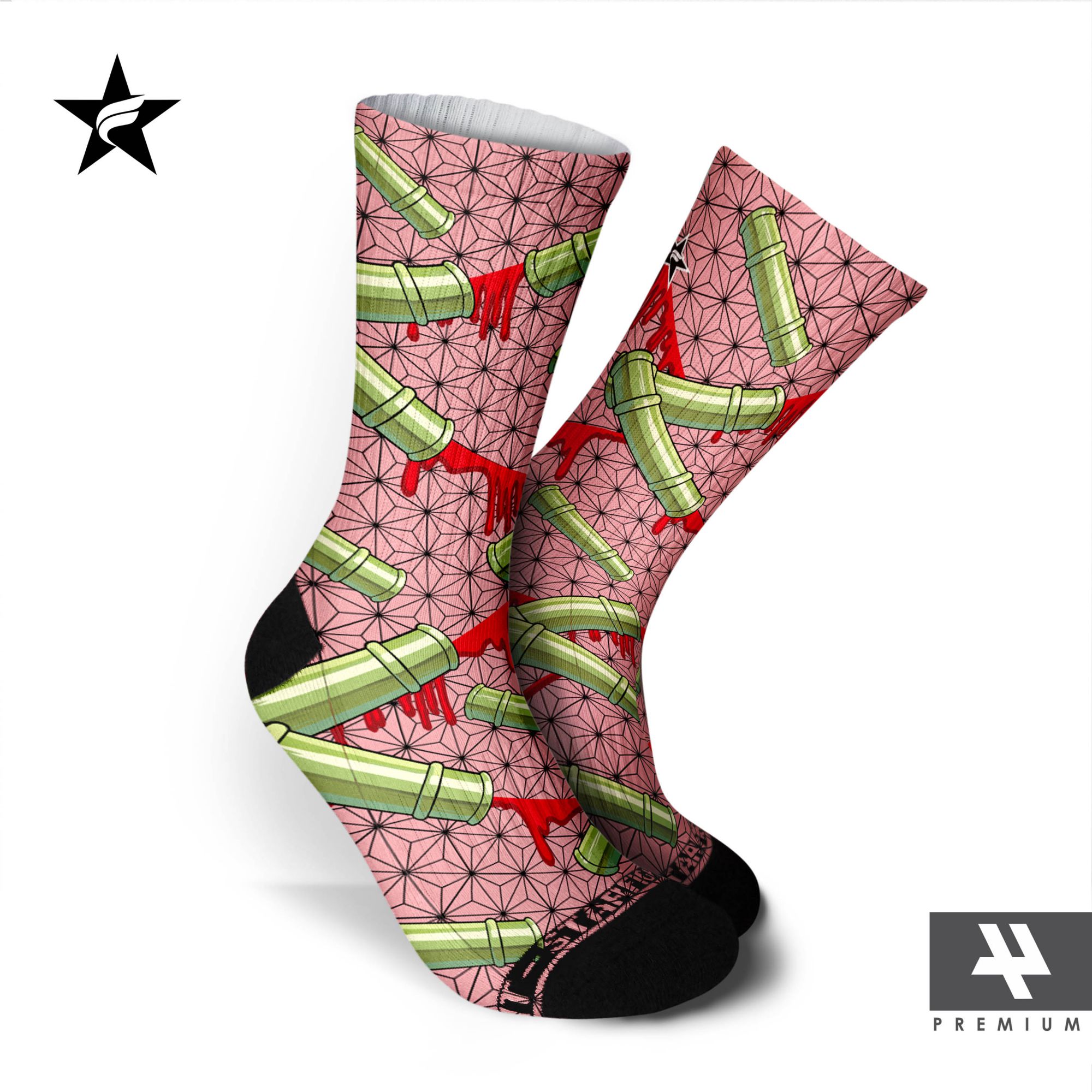 Nezuko Kamado - Premium Socks Starfight - Kimetsu no Yaiba