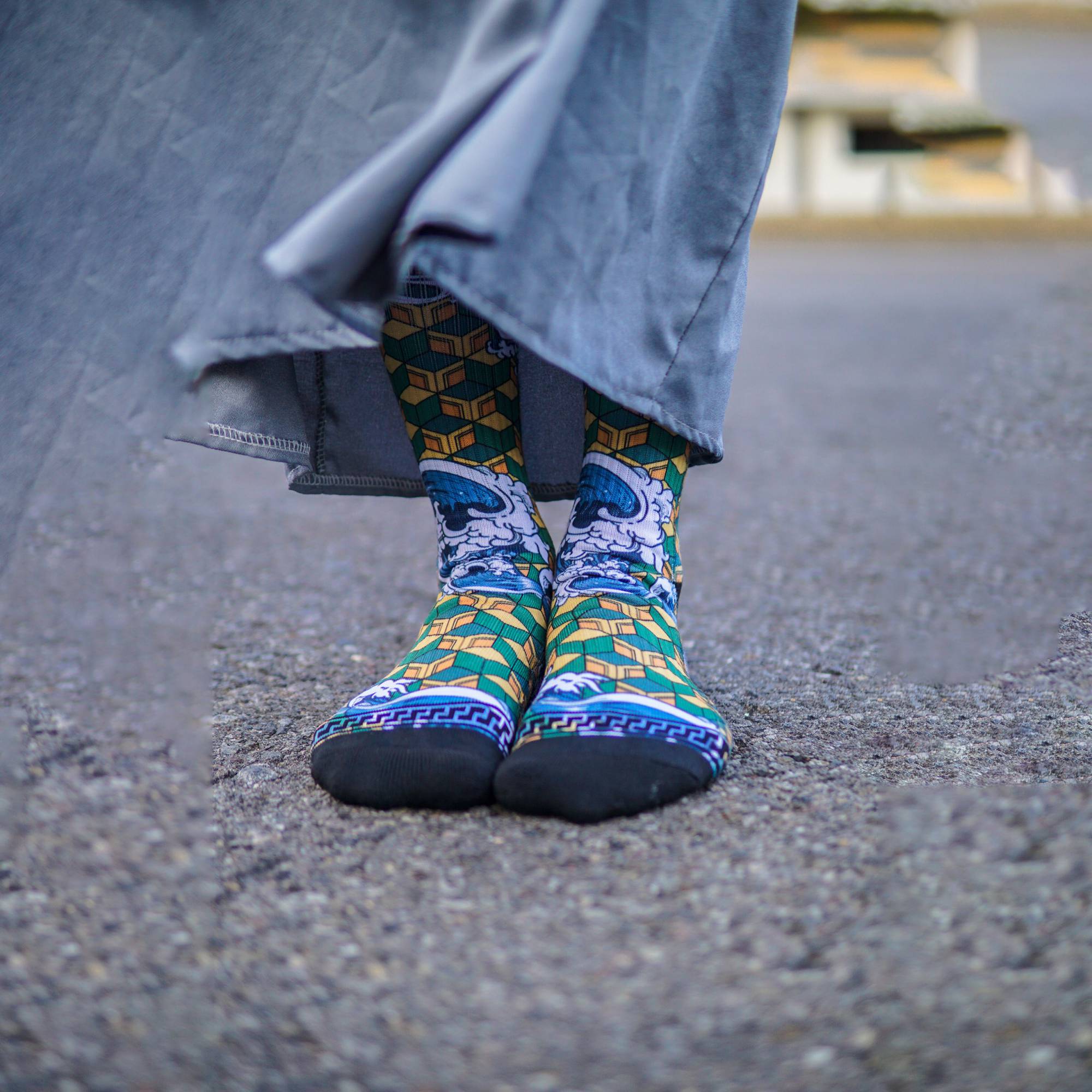 Giyu Tomioka - Premium Socks Starfight - Kimetsu no Yaiba - Gambar 4