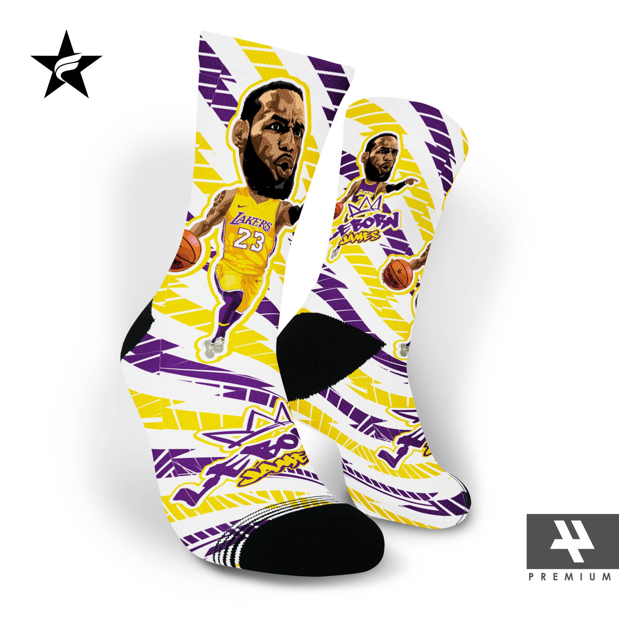 LeBron James - Premium Socks Starfight