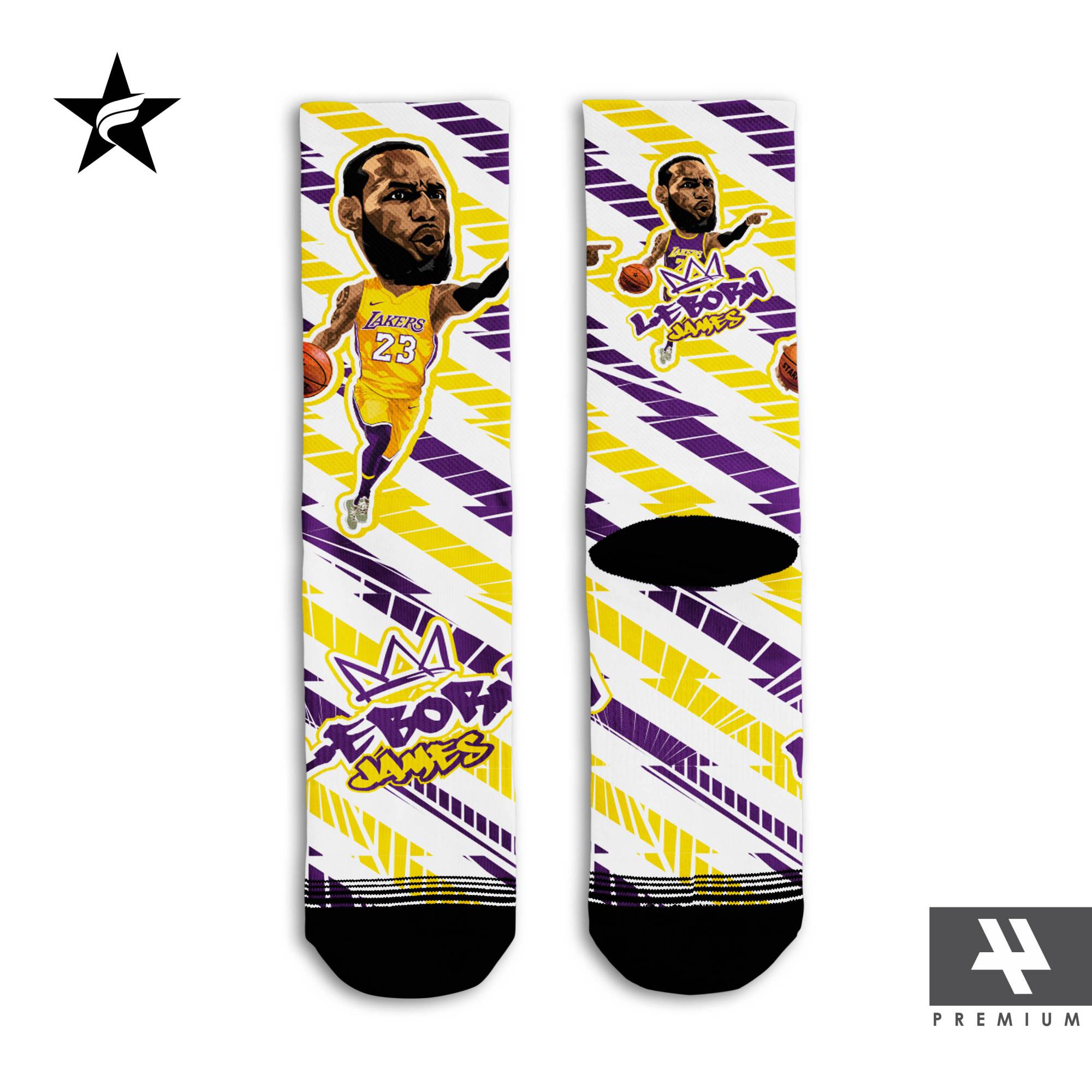 LeBron James - Premium Socks Starfight - Gambar 2