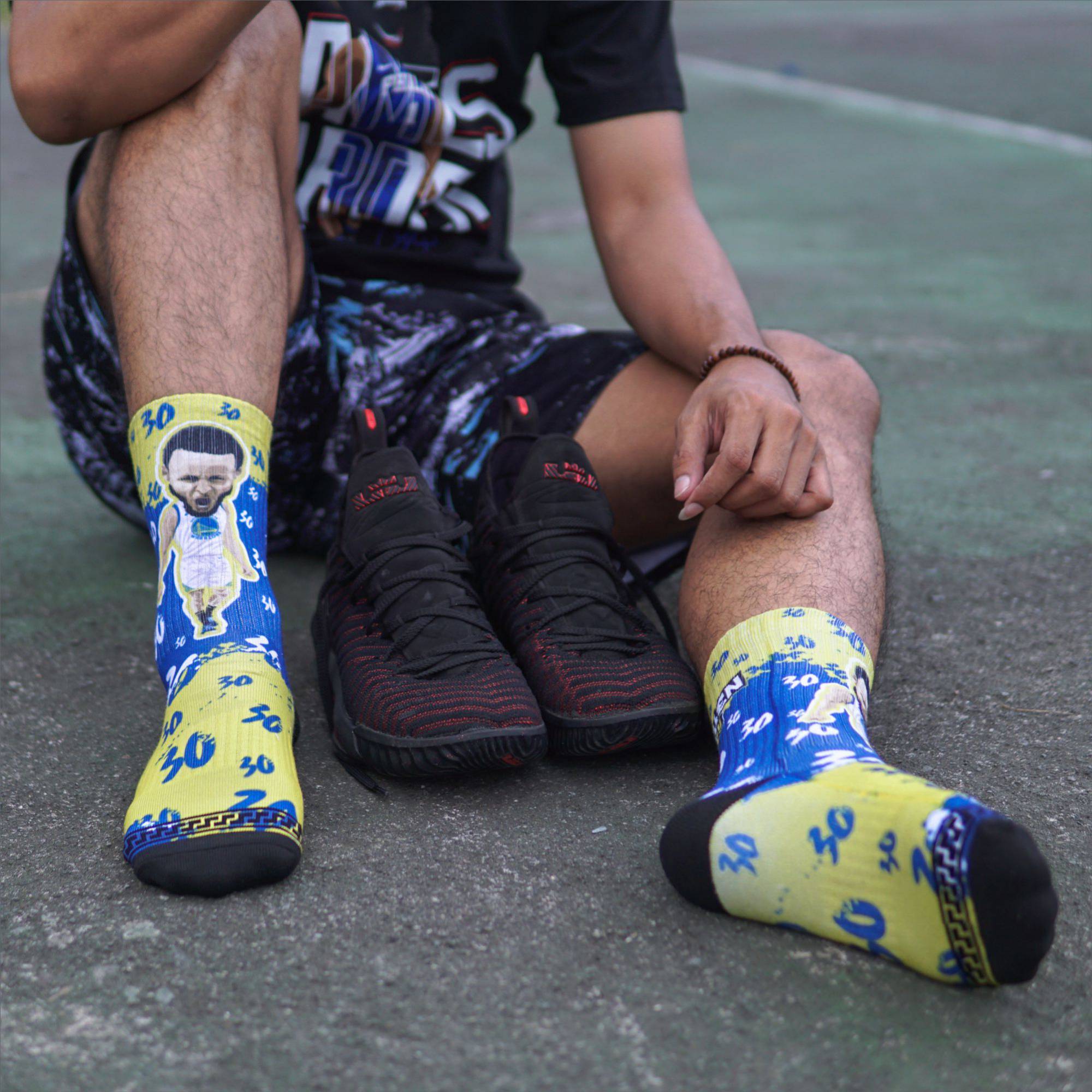 Stephen Curry - Premium Socks Starfight - Gambar 3
