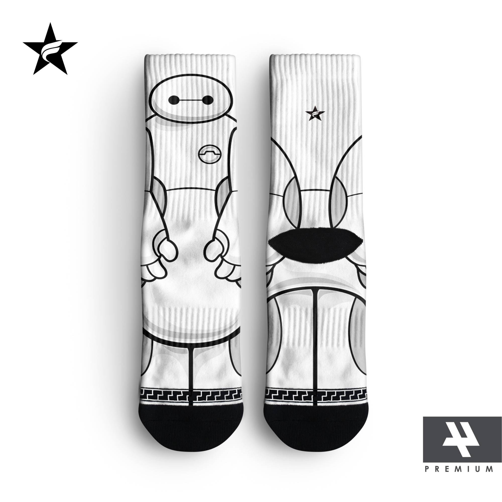 Baymax! - Premium Socks Starfight - Gambar 2