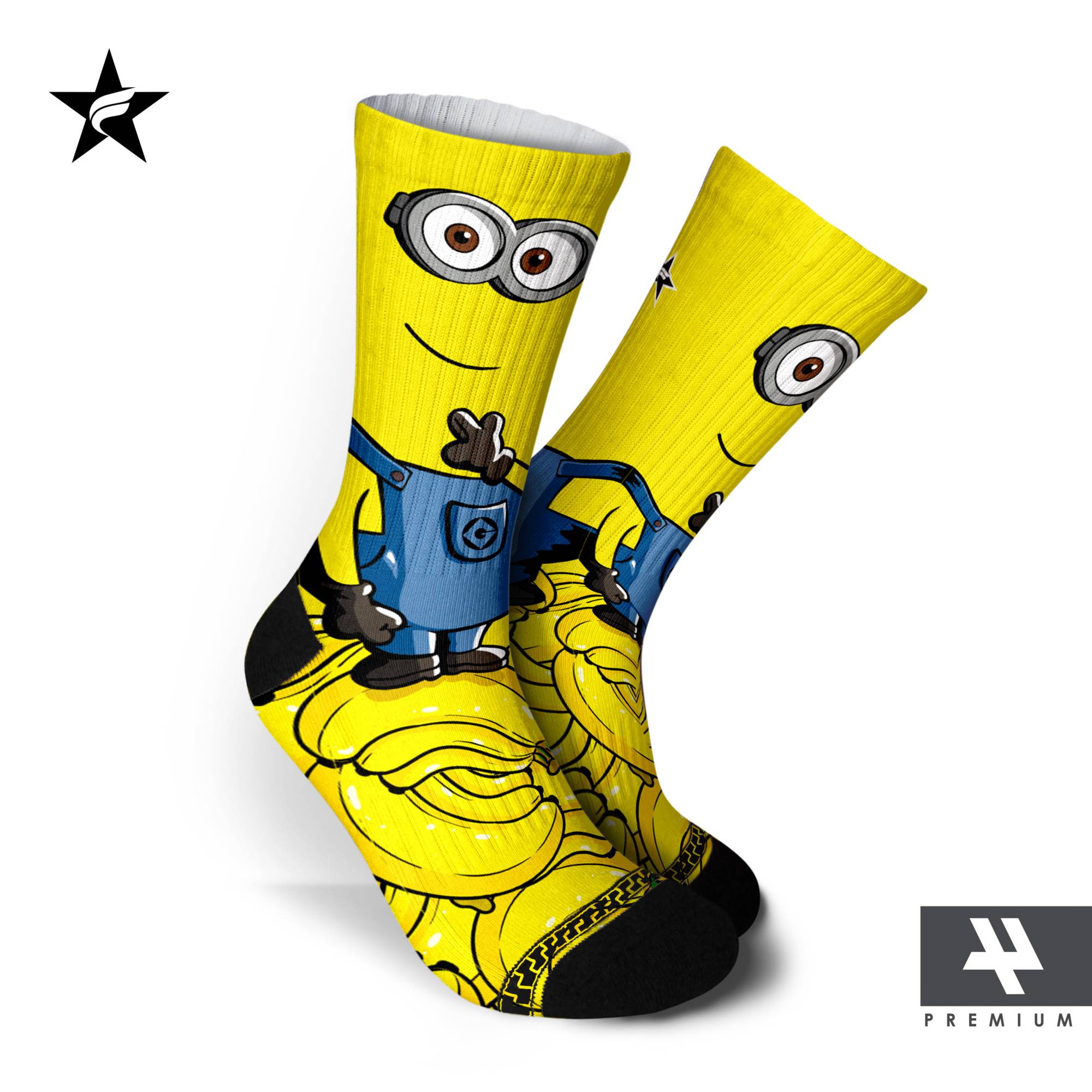 Kevin the Minion - Premium Socks Starfight