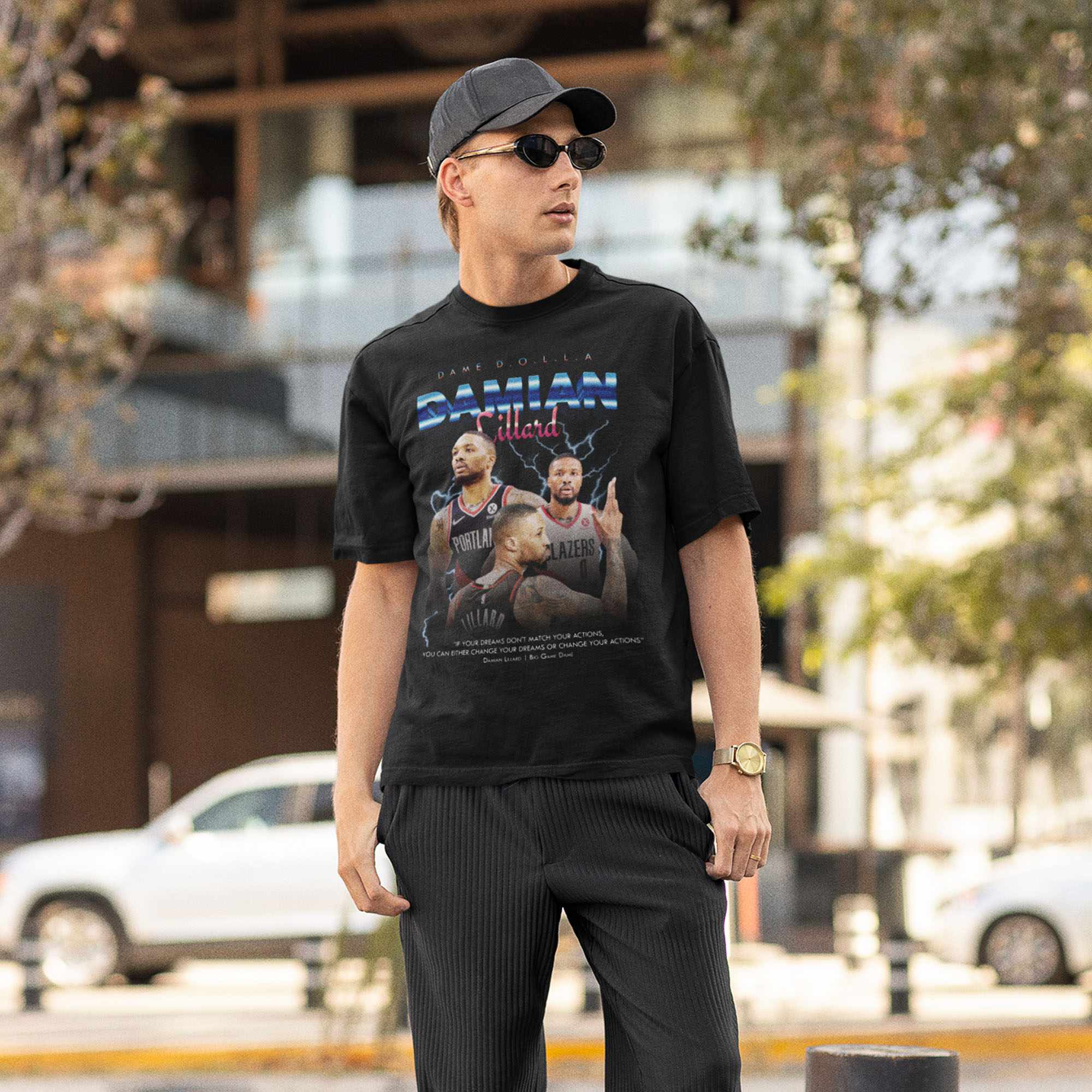 Kaos Bootleg Damian Liliard - Vintage 90s Starfight T-Shirt - Gambar 4