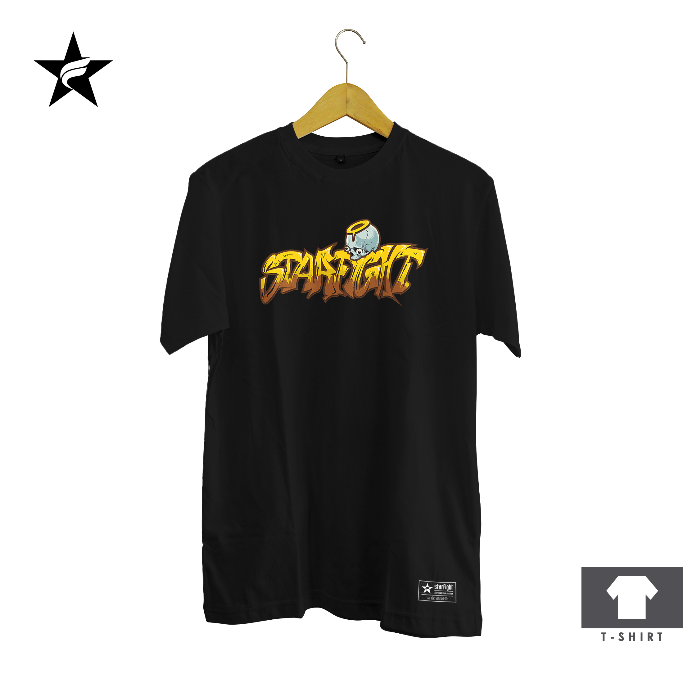 Kaos Hollyskull - Starfight T-Shirt