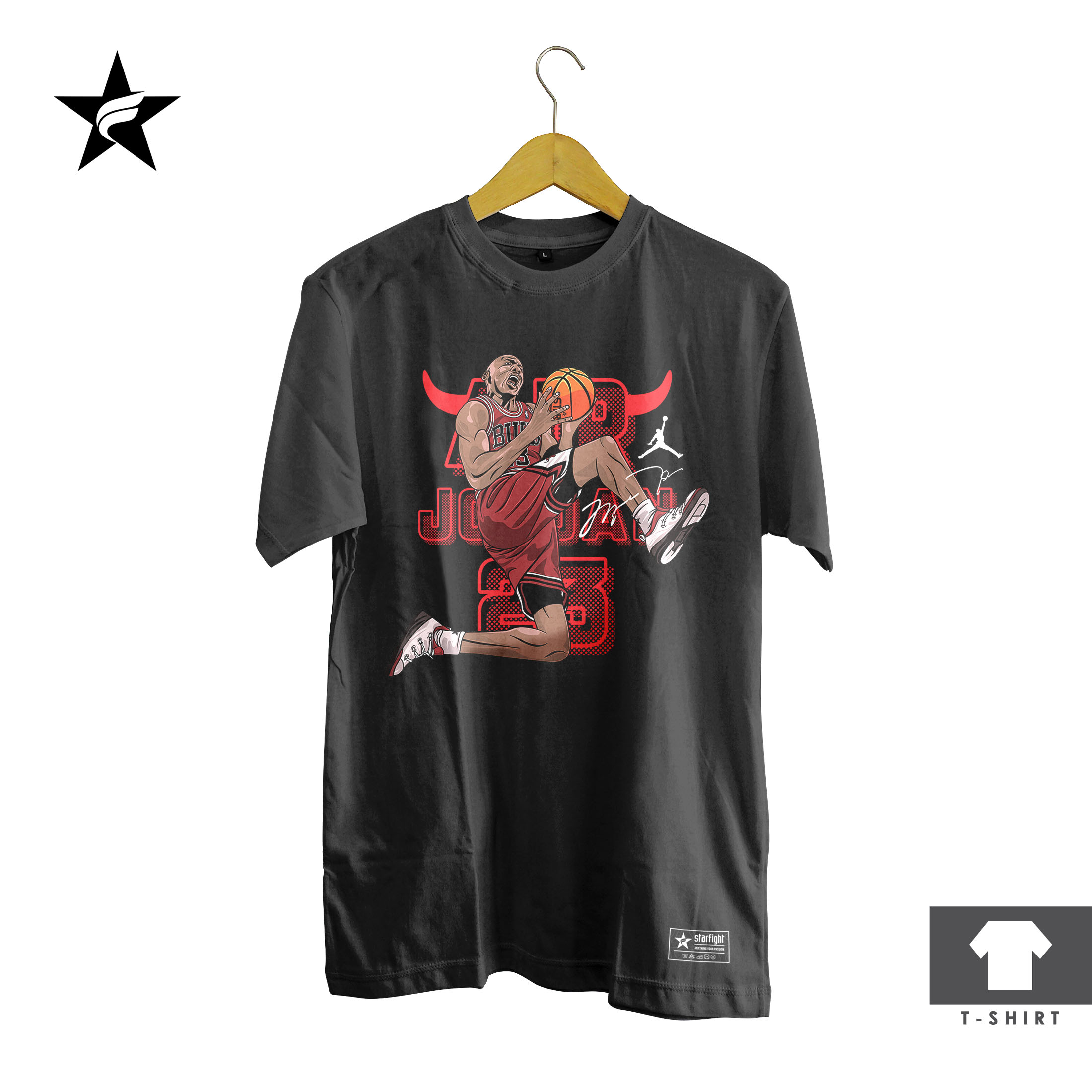 Kaos Michael Jordan - Starfight T-Shirt