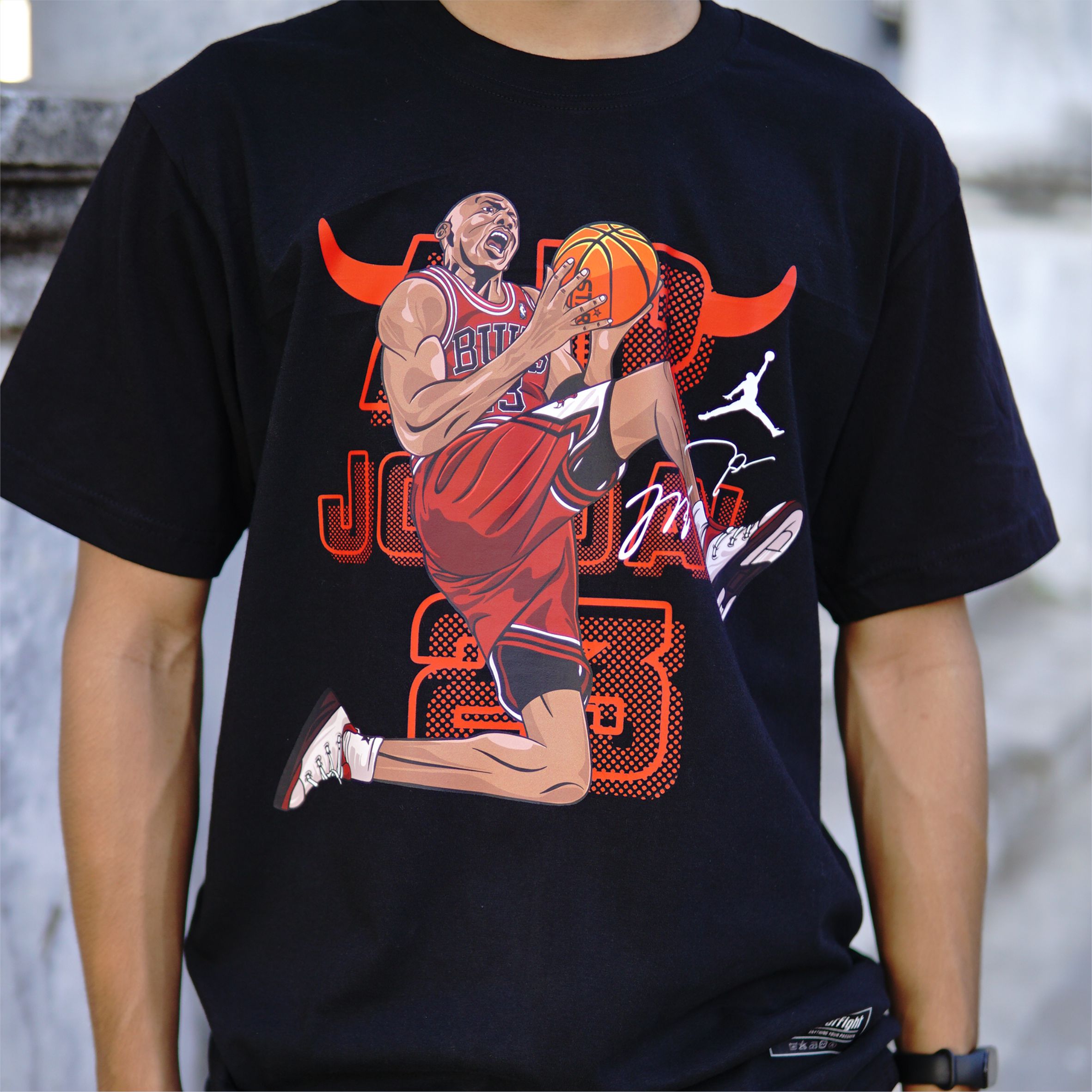 Kaos Michael Jordan - Starfight T-Shirt - Gambar 5