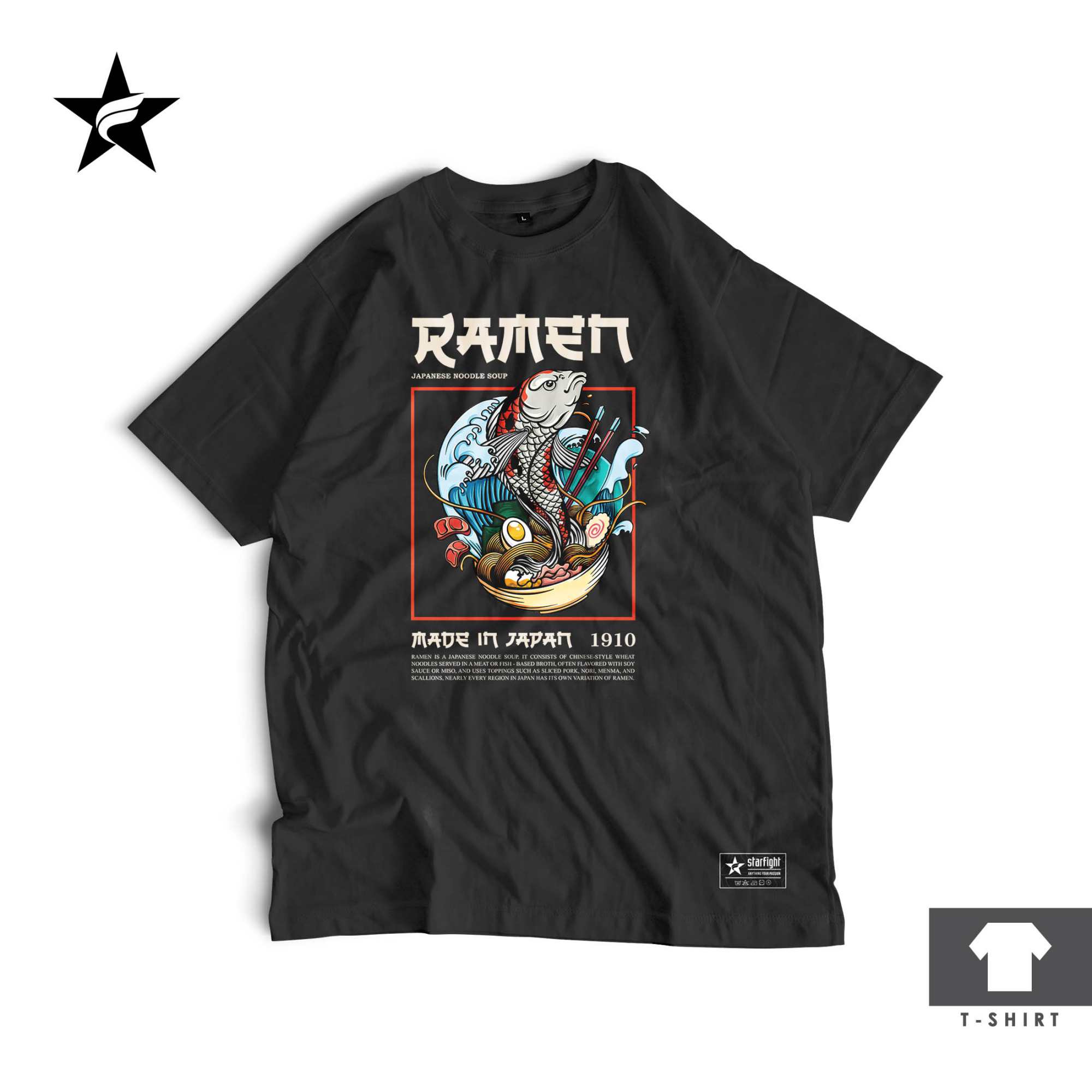 Kaos Koi Ramen - Starfight T-Shirt - Gambar 2