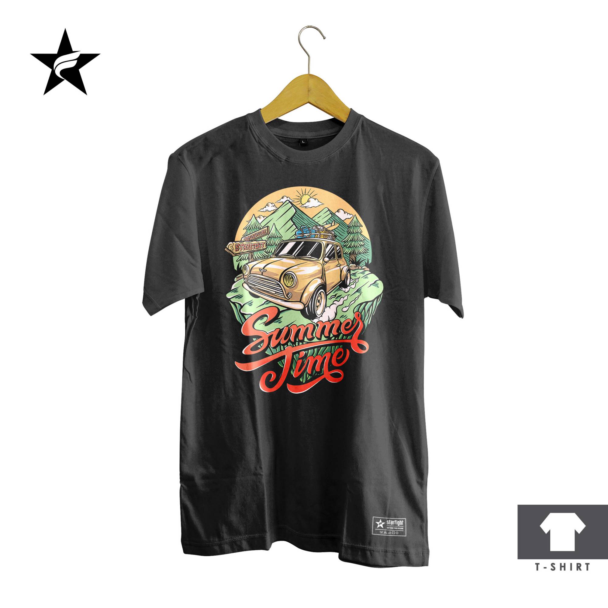 Kaos Summer Time - Starfight T-Shirt