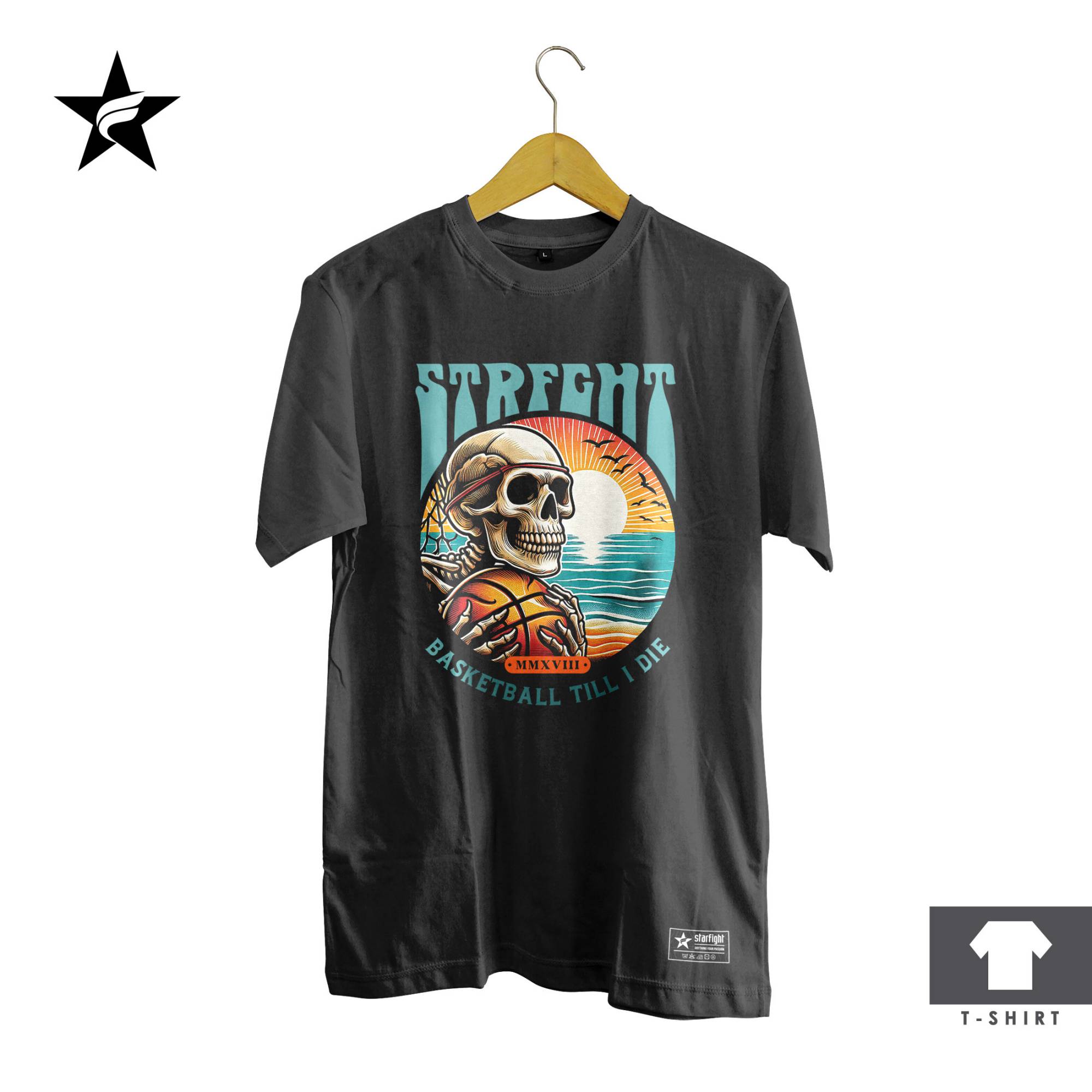 Kaos Basketball Till I Die - Starfight T-Shirt